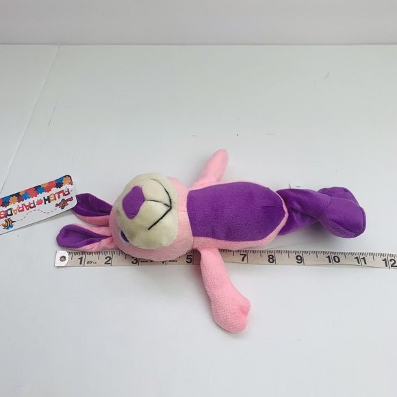 Plush Paradise Easter Bunny Rabbit Spring Stuffed Animal Toy Pink Purple 10" - Picture 4 of 7